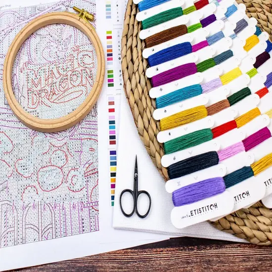 The Magic Dragon ShopL9914 Counted Cross Stitch Kit {3}