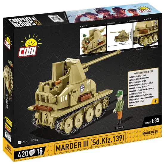 COBI Company of Heroes 3 MARDER III (Sd.Kfz. 139) {3}