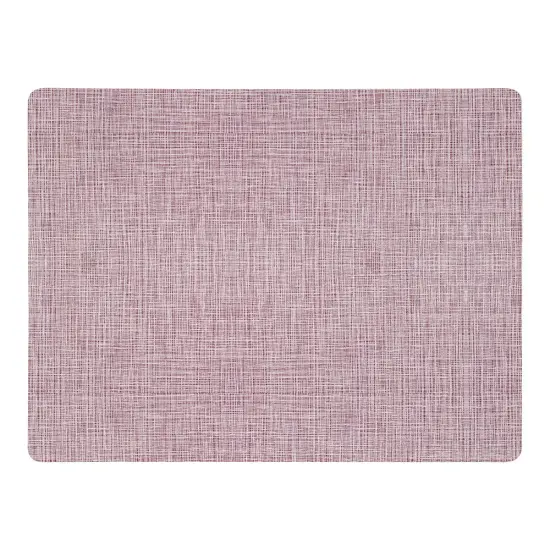 Linen Style Rectangular Placemats Gray {3}