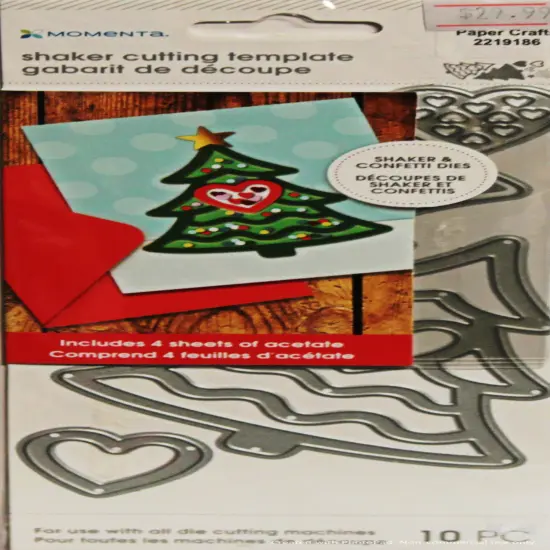 Momenta Christmas Tree Shaker Cutting Dies {1}