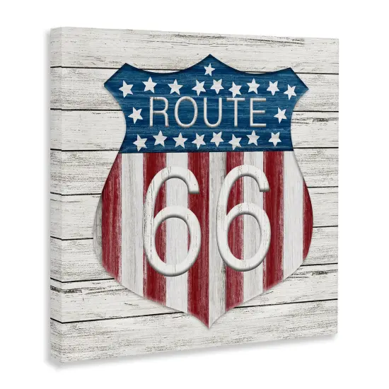 Stupell Industries Rustic Route 66 Canvas Wall Art Design by Natalie Carpentieri {3}