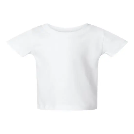 Rabbit Skins&reg; Infant Classic Cotton Jersey Tee Light Blue {8}