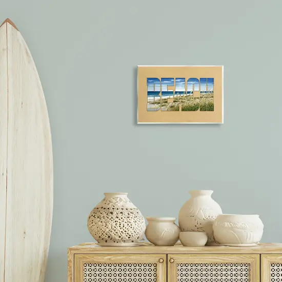 Stupell Industries Grassy Beach Typography Wall Plaque Art Design by Art Brands Holdings, LLC. {8}