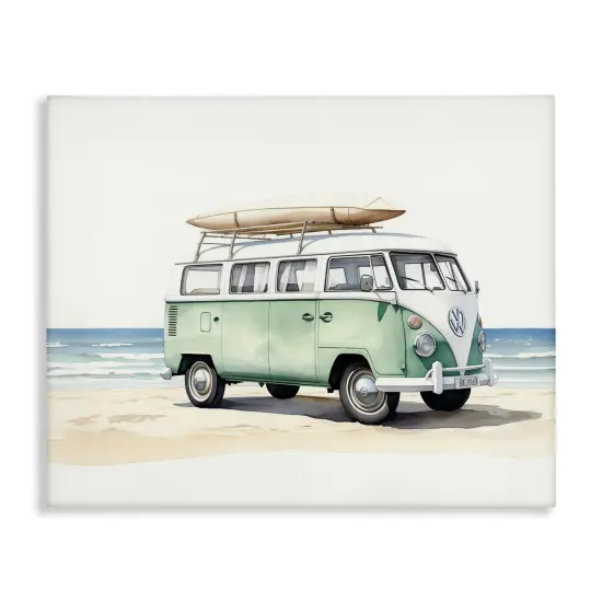 Stupell Industries Tropical Summertime Ride Canvas Wall Art Design by Arlington Prints {1}