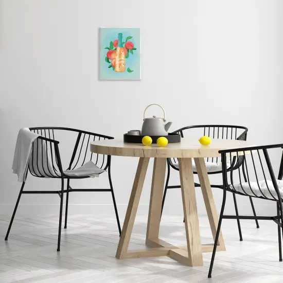 Stupell Industries Champagne with Budding Blooms Wall Plaque Art Design by Be Ni La {2}