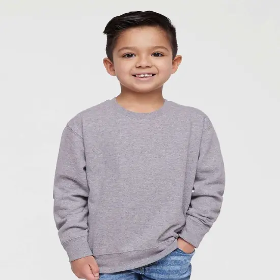 Rabbit Skins&reg; Soft Toddler Fleece Pullover Granite heather {5}