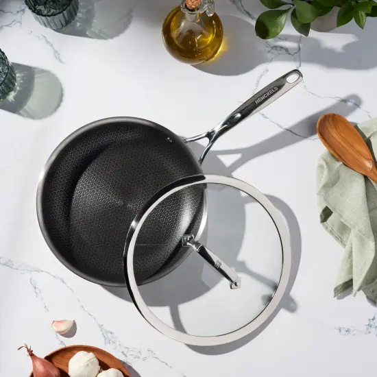 Henckels Paradigm 10-in Stainless Steel Fry Pan with Lid {4}