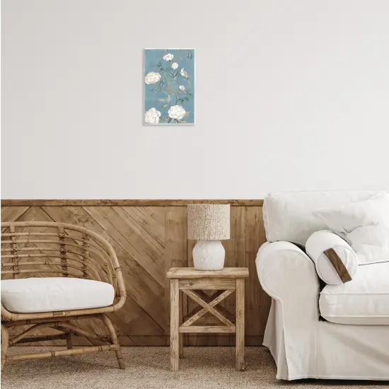 Stupell Industries Bird on Traditional Florals Wall Plaque Art Design by Alex Black {2}