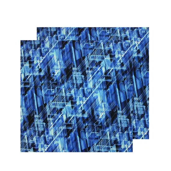 Artificial Intelligence Printed Spandex Fabric {4}