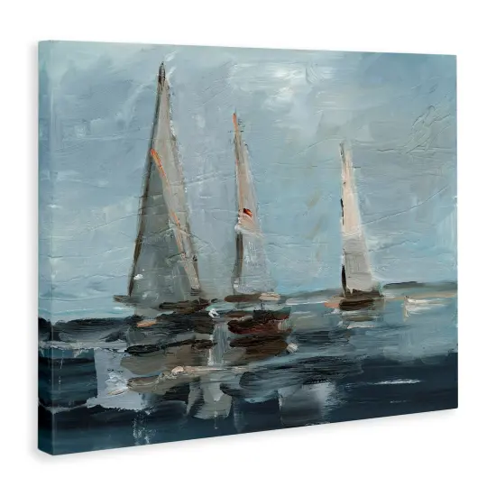 Stupell Industries Moody Sailboats Maritime Canvas Wall Art Design by Ethan Harper  {3}
