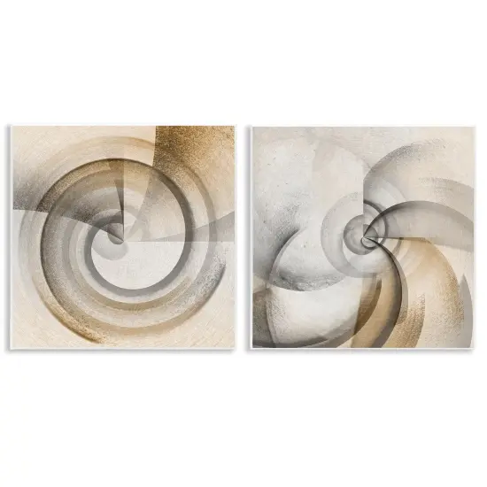 Stupell Industries Spinning Vortex Abstractions 2pc Wall Plaque Art Set Design by Noah Bay {1}