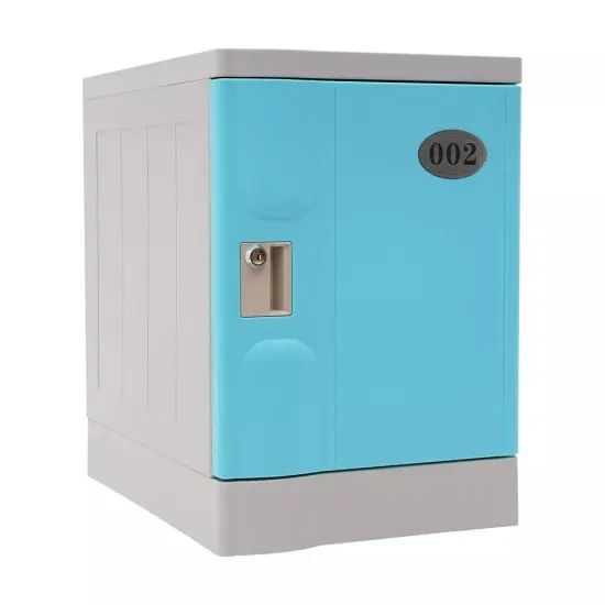 2-tiers Storage Cabinet Bedroom Lockable Storage Cabinet Nightstand With Keys {1}