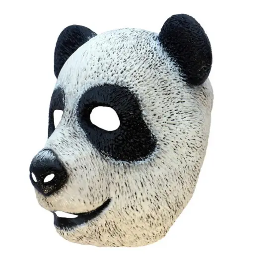 Panda Adult Latex Costume Mask {7}
