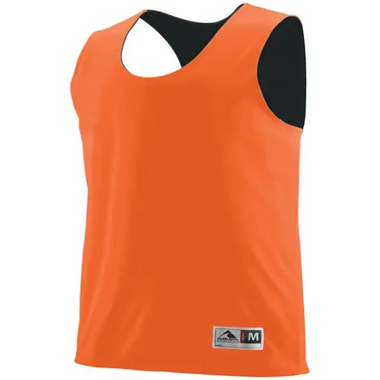 Augusta Sportswear® Youth Reversible Sleeveless Jersey ORANGE/ BLACK {1}