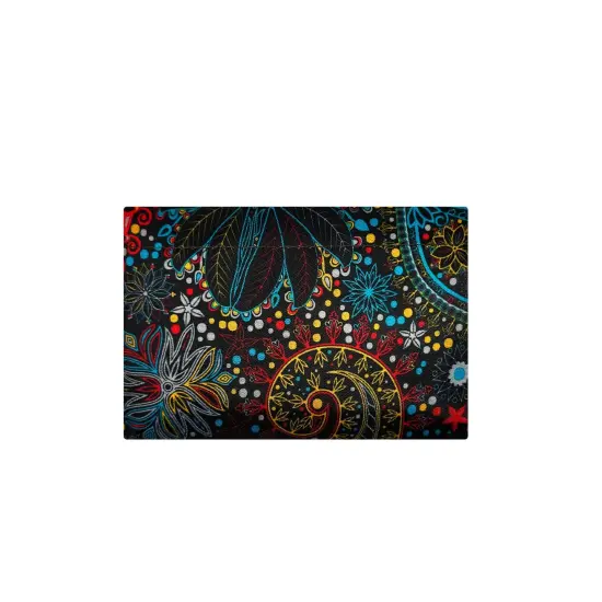 Wrapables Large Foldable Tote Nylon Reusable Grocery Bags, Cosmic Paisley {4}