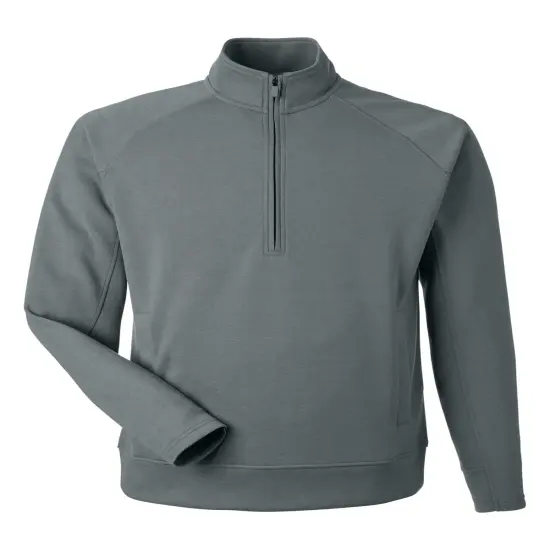 J America&reg; Unisex Apex Fleece Quarter-Zip STEEL {1}