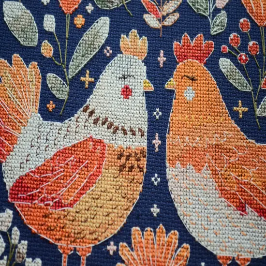 Counted Cross-stitch kit - Best hen friends {2}