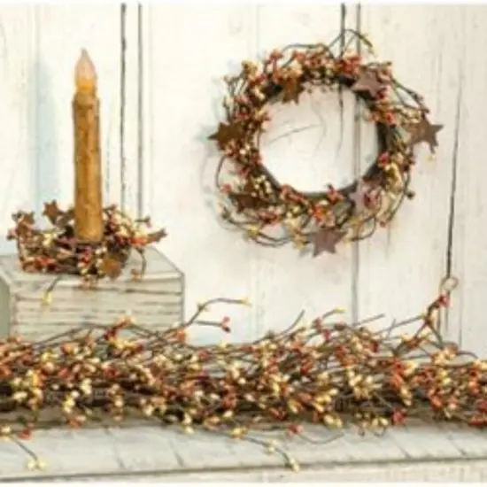 Pumpkin Spice Pip Garland 4ft {2}