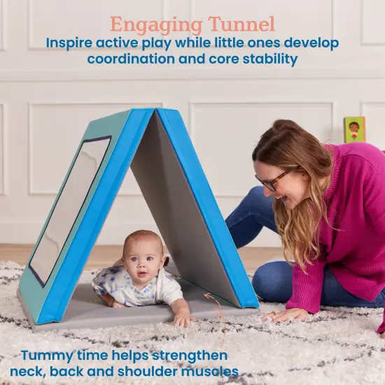 SoftZone Folding Floor Mirror, Sensory Toy Contemporary {4}