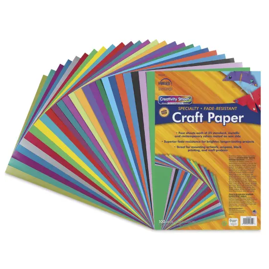 Fadeless Designer Paper - 12" x 18", 25 Colors, Pkg of 100 {1}