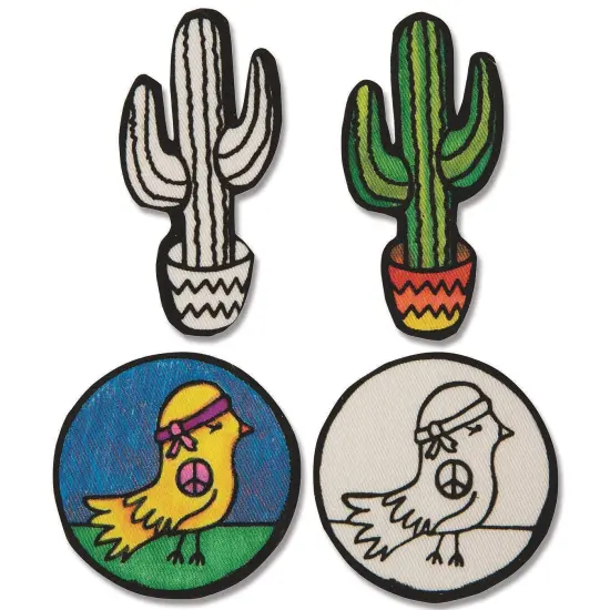 Velvet Art Iron-On Patches to Color (Pack of 100) {5}