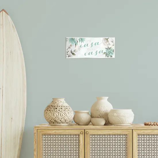 Stupell Industries Mi Casa Su Casa Flores Wall Plaque Art {2}