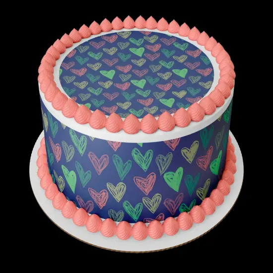 Crafty Hearts Edible Icing Sheets- Assorted Image Cake Toppers-Frosting Sheets- Cookies- Cupcake Toppers {1}