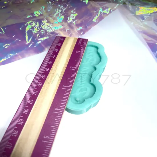 Puerto Rico Word Keychain/Llavero Silicone Mold (D10) {2}