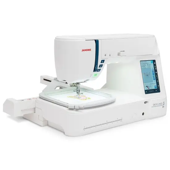 Janome Skyline S9 Embroidery Quilting and Sewing Machine {4}
