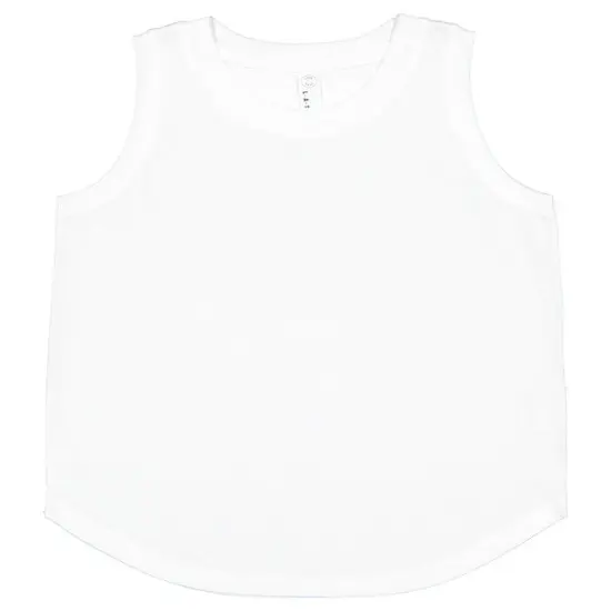 LAT&reg; Girls' Relaxed Tank WHITE {1}