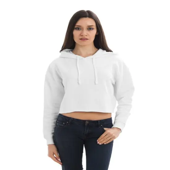 Lane Seven&reg; Ladies' Cropped Fleece Hoodie {4}