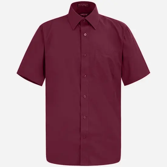 Burgundy Slim Fit Polo Shirt {4}