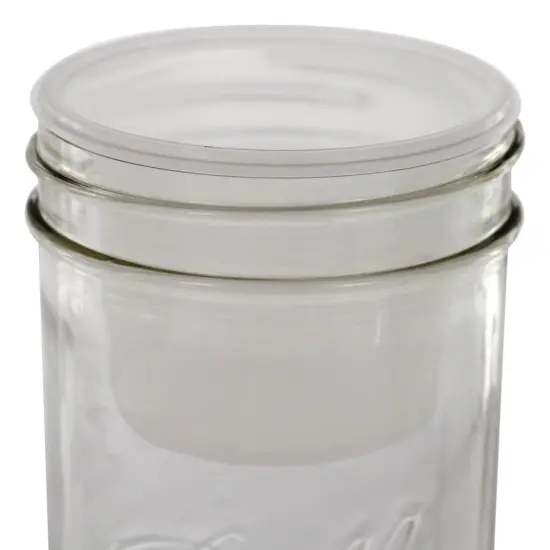 Cuppow Mason Jar Divider Cup Bento, Wide Mouth, Reusable, Food Storage, Ideal for Snacks, Lunch, and On-the-Go, Fits Standard Wide Mouth Mason Jars {6}