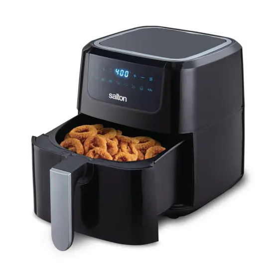 Salton Digital Air Fryer XL 5L Black {1}