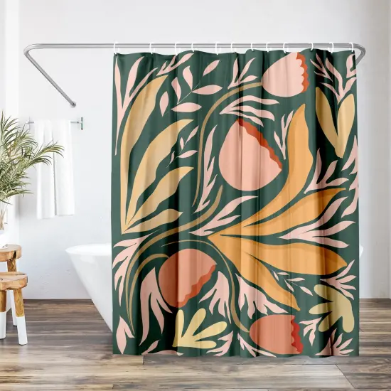 Floral Series by Lunette by Parul Shower Curtain 71" x 74" {1}