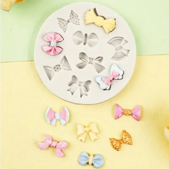Mini Bow Variety Silicone Mold {4}