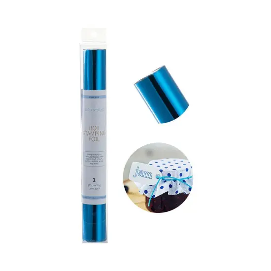 Craft Express 12" x 396" Hot Stamping Foil Roll &ndash; Metallic Finish Red {5}