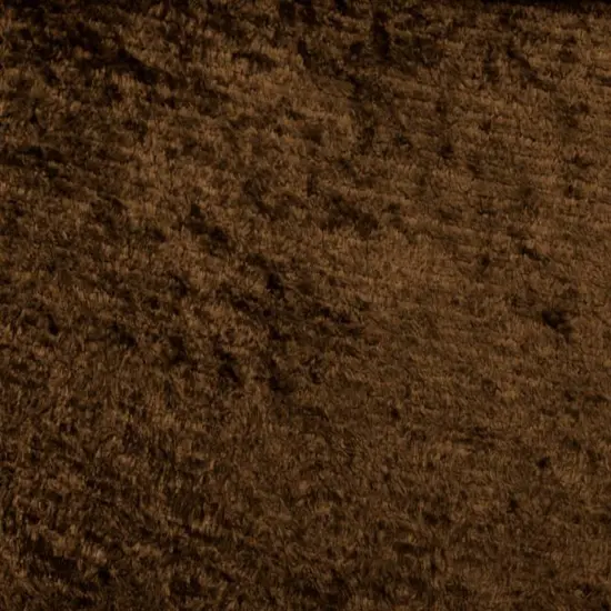 1 Yard Brown Velour Chenille Apparel Fabric 58/60&Prime; Wide, 100% Polyester {1}