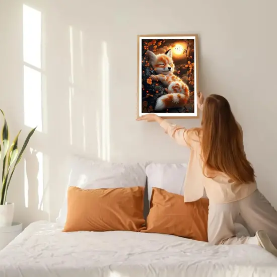 DIY 5D Cute Fox Diamond Painting Kits for Adults {5}