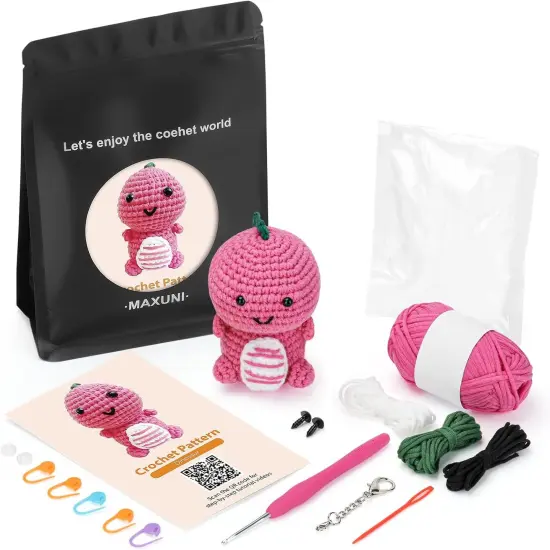 Crochet Kit for Beginners -Dinosaur {1}