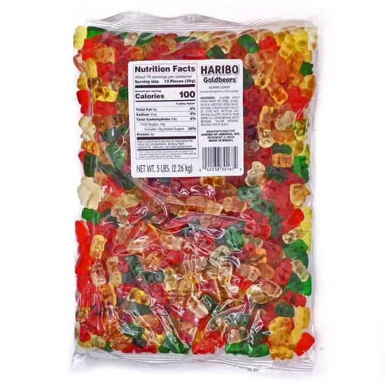 Haribo Goldbears Gummi Candy Bulk 5lb {1}