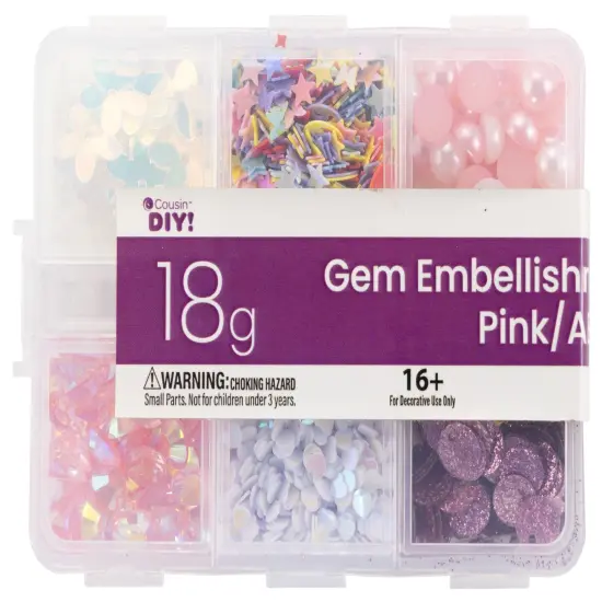 GEMBELLISHMENT PACK - PINK/AB-GEMBELLISHMENT PACK - PINK/AB {1}