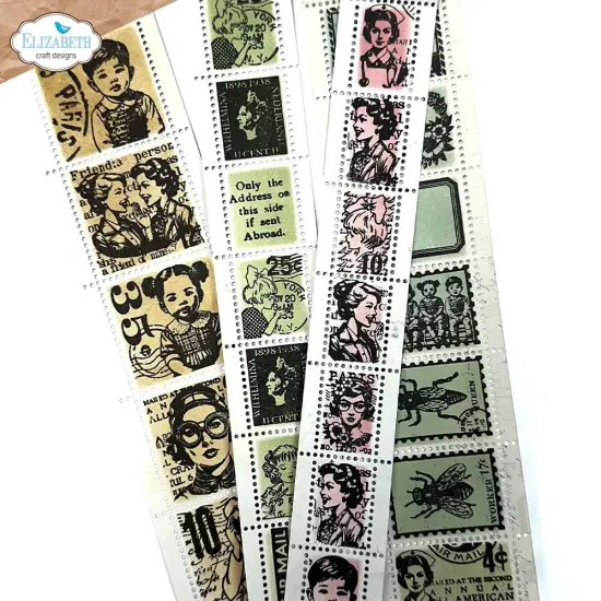 Elizabeth Craft Clear Stamps-Postage 1 {3}