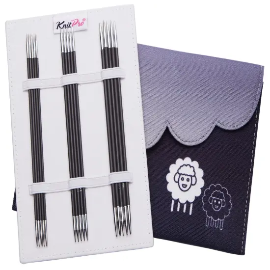 KnitPro-Karbonz Starter Dble Pointed Knitting Needle Set 6"-Set Of Five {1}