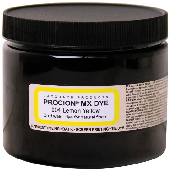 Jacquard Procion MX Dye 8oz-Lemon Yellow {1}