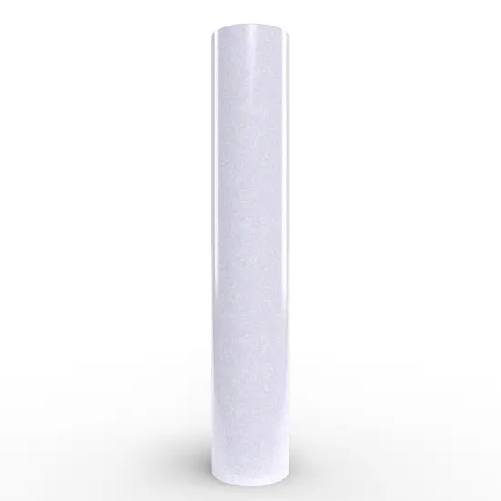 Siser&reg; Glitter Heat Transfer Vinyl, 11.8" x 60" Rainbow White {1}