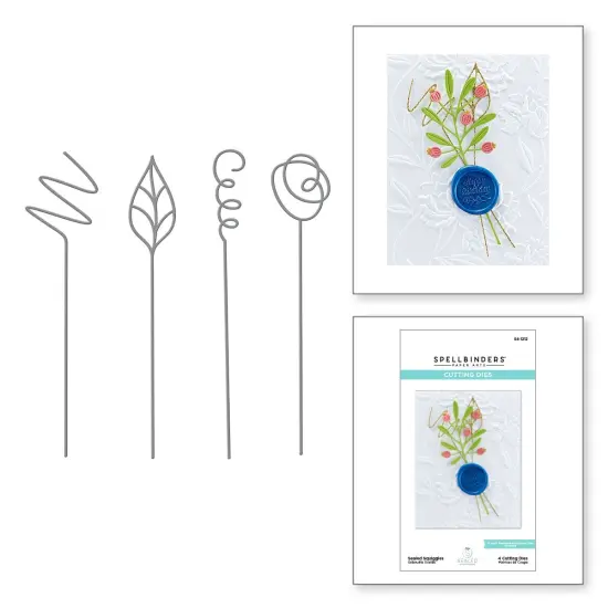 Spellbinders Etched Dies From The Sealed Collectin-Sealed Squiggles {5}