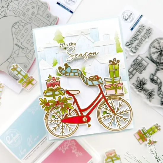 Pinkfresh Studio Press Plate-Holiday Street {5}