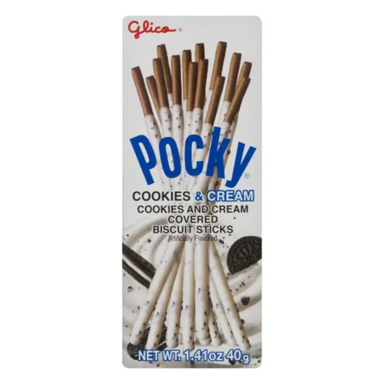 Pocky Cookies & Cream 1.41oz 10 Ct {1}