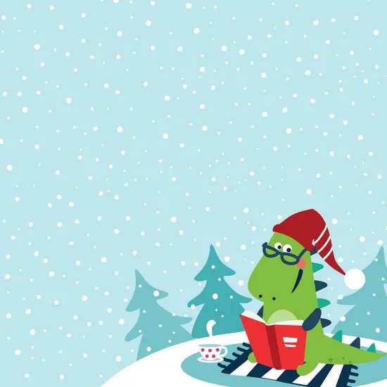 Great Papers! Holiday Stationery Letterhead, Christmas Dino, 8.5"x11", Printer Friendly, 50 sheets {2}